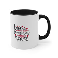 Love you more  Accent Coffee Mug, 11oz