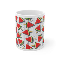 Watermelon white plank Ceramic Mug 11oz