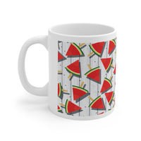 Watermelon white plank Ceramic Mug 11oz