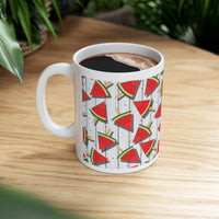 Watermelon white plank Ceramic Mug 11oz