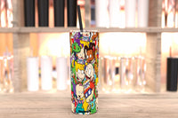 Rugrats 20 oz skinny tumbler