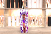 I'm Savage girl 20 oz skinny tumbler