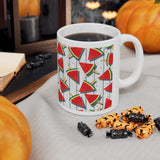 Watermelon white plank Ceramic Mug 11oz