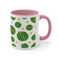 Watermelon whole Accent Coffee Mug, 11oz