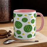 Watermelon whole Accent Coffee Mug, 11oz