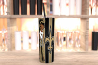 Saints 20 oz skinny tumbler